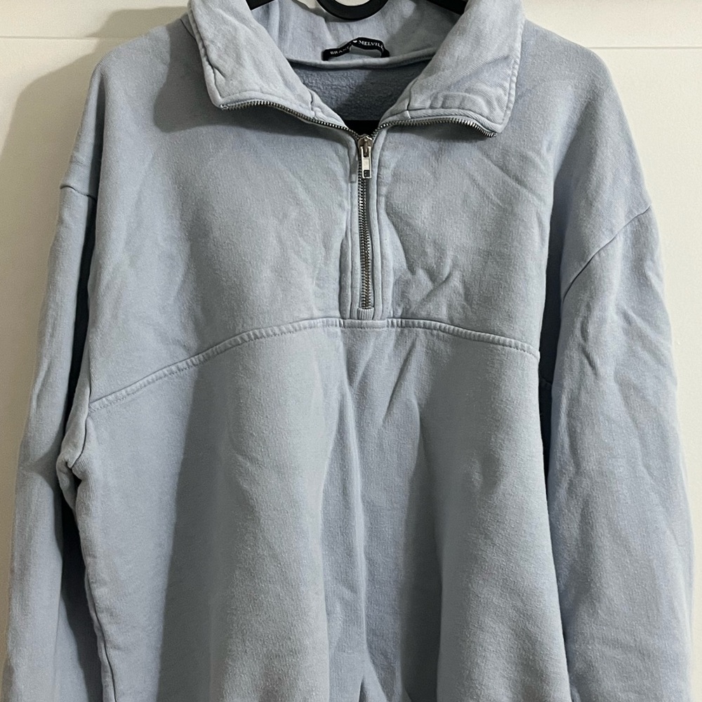 Brandy Melville Baby Blue Collared Sweater